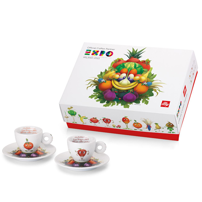 illy Mascot EXPO 2 φλιτζάνια espresso
